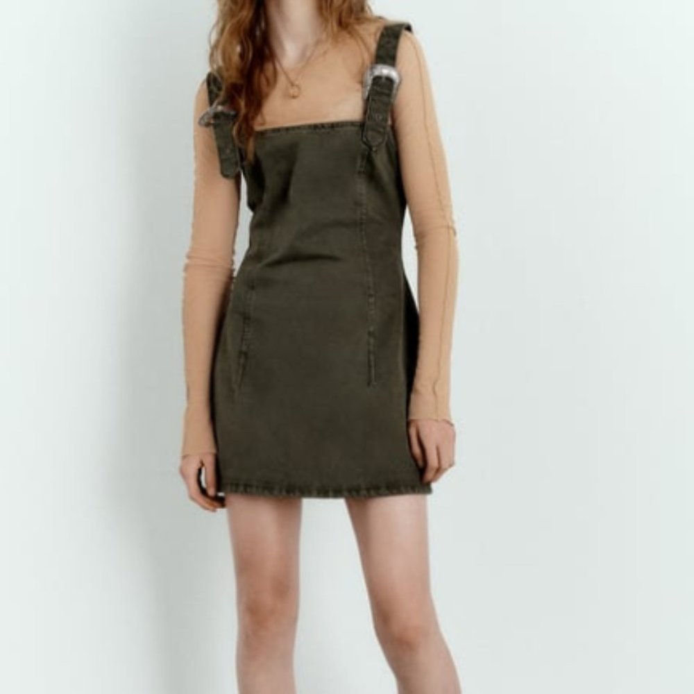 Zara Denim TRF Dress M